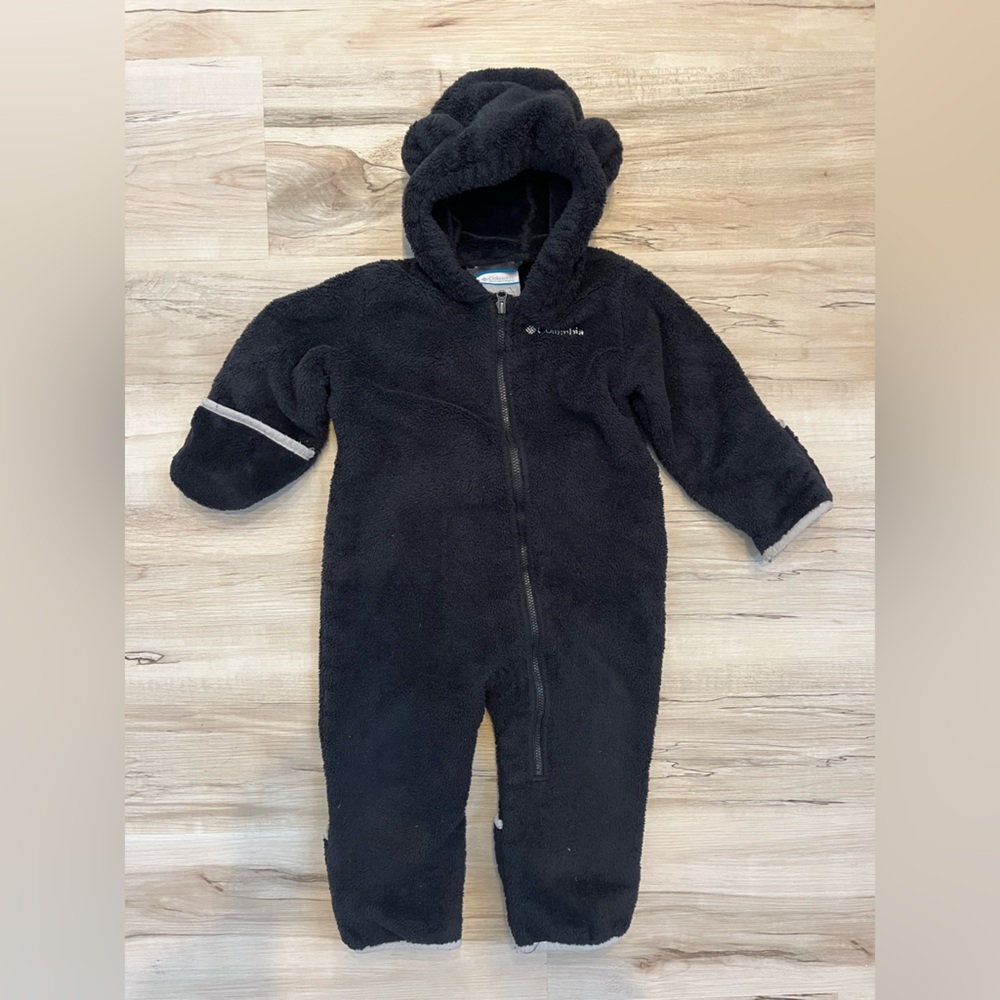 Columbia Black Fleece Kids Bear Suit